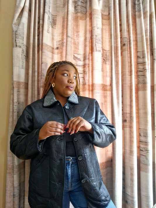 Leather Fur Jacket