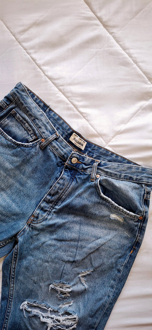 Pull&Bear Ripped Denim